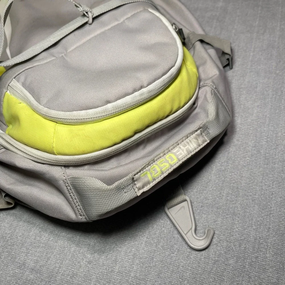 Nike Sport Backpack Gray Neon Yellow Swoosh Bsbl‎ Travel Baseball Cooler Bag